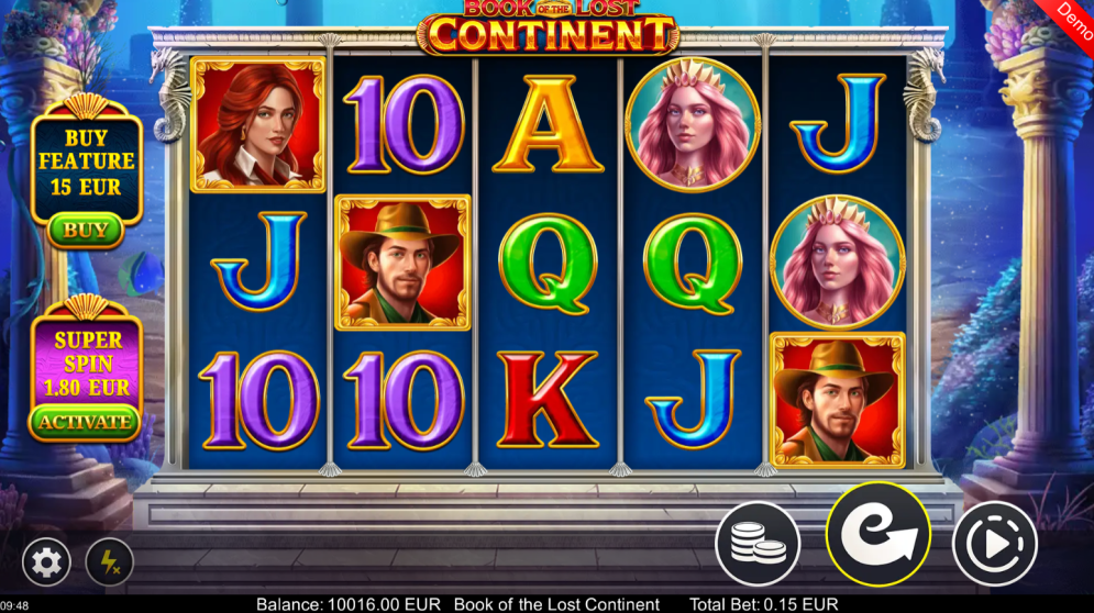 Book of the Lost Continent Gameplay